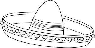 Sombrero Coloring Page Coloring Pages Sombrero Kindergarten Coloring Pages