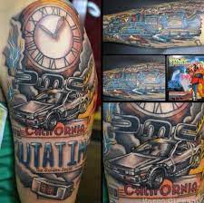 Back To The Future Tattoos Inked Magazine Back To The Future Tattoo Future Tattoos Artists And Models