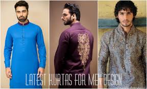 Simple kurta pajama transformed into an updated runway style with double stitched inside. New Modern Designs Of Kurtas For Men 2017 Fashion Style
