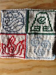 Вязаная одежда для солидных дам (34). Ravelry Avatar The Last Airbender Element Symbols Pattern By Traci Tommy Webb