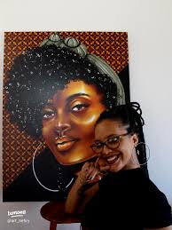 Explore the Golden Girl Canvas Art by a Talented Artist