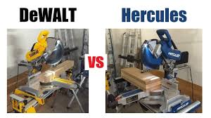 Hercules Vs Dewalt Miter Saw Review Harbor Freight Bringing The Heat Miter Saw Reviews Dewalt Miter Saw