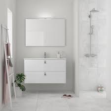 A wide range of wall hung bathroom cabinets with doors, drawers and call our customer service. Concert 100 39 Wall Mounted Single Bathroom Vanity Set Single Bathroom Vanity Vanity Set Bathroom Vanity