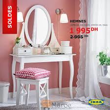 Mobilier et decoration interieur et exterieur ikea mirror. Soldes Ikea Maroc Coiffeuse Hemnes Avec Miroir 1995dhs