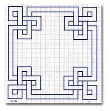 entrelacement quadrillage graph paper designs art drawings coloriage soleil