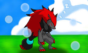 Zoroark Sleeping In Pokemon Amie By Ryu Kuroi Pokemon Artwork Pokemon Pins
