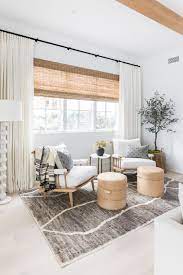 These window treatments look so tailored, and they provide a pop of pattern in a neutral space. 31 Window Treatment Ideas That Work For Any Room
