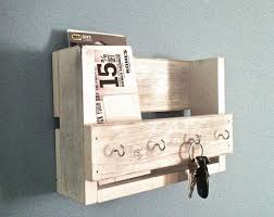 Porte Cles Rustique Organisateur De Courrier Blanc Porte Cles Porte Cle Bois Recyclee Etagere De Porte D Porte Cle Mural Porte Cle Organisateur De Courrier