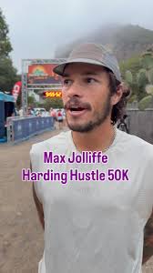Max Jolliffe ahead of this morning’s Harding Hustle 50k