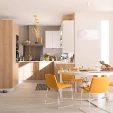 Cuisine Style Scandinave Leroy Merlin In 2020 White Modern Kitchen Kitchen Renovation Kitchen Decor