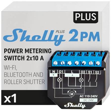 Shelly Plus 2PM Smart Relay