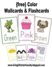 Great for playing games and learning colors. Free Printable Color Flashcards Color Flashcards Flashcards Flashcards For Toddlers