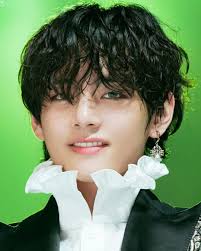Taehyung Wearing Colored Contact Lenses Taehyung Kim Taehyung Bts Photo