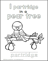 Twelve days of christmas coloring pages, partridge, drummer boy, gold ring. 12 Days Of Christmas Coloring Pages Mamas Learning Corner