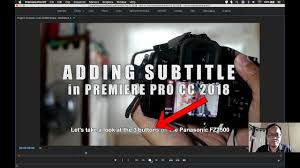 So, if you splice a title in the timeline then change its content, you will also change the content of the first title as well. How To Add Subtitle In Premiere Pro Cc 2018 Videolane Com