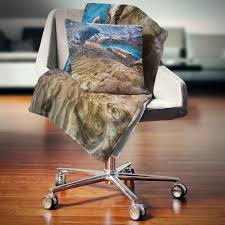 Just click on the link to go to the retailer's website! Designart Brilliant Turquoise Melt Pool Landscape Fleece Throw Blanket Overstock 20919686