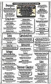 Visit date night cincinnati to add some alfresco to your date nights. The Back Porch Saloon Menu In West Chester Township Ohio Usa