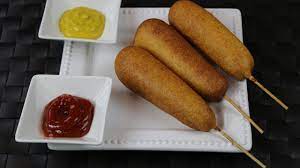 How To Make Corn Dogs Easy Corn Dog Recipe The Best Corn Dog Recipe Hotdog On A Stick Soul Food Cooking Corndog Recipe Food Recipes