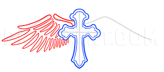Winged Cross Tattoo Tutorial Step By Step Drawing Guide By Dawn Dragoart Com Are you searching for crossed arms png images or vector? winged cross tattoo tutorial step by