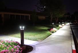 High Efficiency Bollards Light Pathway For Retirement Community
