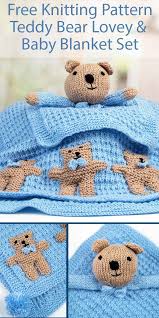 Baby Baby Knitting Patterns Free Newborn Bear Blanket Free Knitting In 2020 Crochet Teddy Bear Pattern Teddy Bear Knitting Pattern Baby Blanket Knitting Pattern