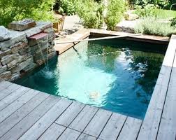 Tauchbecken Im Kleingartenidylle Der Platz Beschrankt Die Anspruche Hoch Wir Konnten Ein Tauchbecken Mit Einfache Tauchbecken Gartengestaltung Kleiner Garten