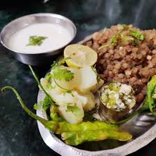 Fasting Food Thali Sabudana Khichdi Spicy Recipes Recipes