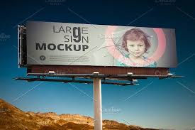 Large Sign Billboard Mockup By Vectogravic Design On Creativemarket Billboard Mockup Mockup Mockup Psd