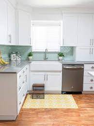 The best kitchen cabinets for your home will be the ideal balance of form and function. 5 Unique Kitchen Backsplashes That Wow Better Homes Gardens Unique Kitchen Backsplash Modern White Kitchen Cabinets White Modern Kitchen
