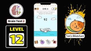 Demi bongkar rencana jahatnya, agen sam nekat nyusup ke rumah salim zalim! Brain Test 2 Tom S Adventure Level 12 The Plane Must Go Through Answer Daze Puzzle