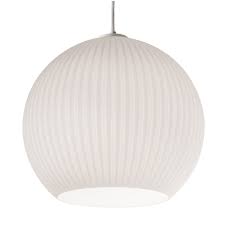 Chandelier shades & sconce shades. Cleo 1 Light White Pendant Frosted Ribbed White Glass Shade Overstock 28263998