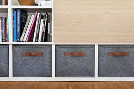 Light Grey Felt Boxes Fit Into Ikea Expedit And Kallax Felt Etsy In 2020 Felted Storage Ikea Expedit Ikea