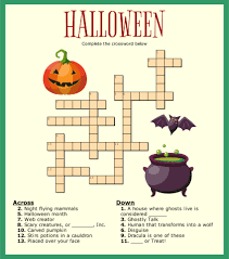 The best free online crossword is brand new, every day. 10 Best Halloween Crossword Puzzles Printable Printablee Com