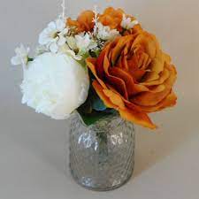 Maybe you would like to learn more about one of these? Artificial Flower Arrangements Hydrangeas And Roses Burnt Orange