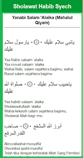 Jun 17, 2021 · lirik sholawat shallallahu ala muhammad tulisan arab, latin dan terjemahan versi alma esbeye lirik dan arti lagu huwa huma hum, isim dhomir compos by mawang viral di tiktok sholawat tibbil qulub lirik arab dan terjemahan, berikut keutamaannya dapat menjadi obat penyakit Download Sholawat Habib Syech Lengkap Free For Android Sholawat Habib Syech Lengkap Apk Download Steprimo Com