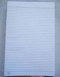 Double Folio Bergaris Ukuran Kertas Kertas Kutipan Hidup