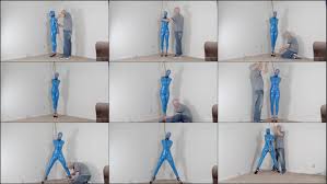 Arielle Lane - Blue Catsuit, Gwen Hood, Neck Rope and Spreader Bar at  Bondage MF - Download or watch online Bondage Video | bondage-me.cc