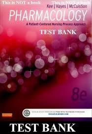 Pharmacology A Patient Centered Nursing Process Approach 8th Kee Test Bank Isbn 13 978 1455751488 Isbn 10 1455751480 Nursing Process Pharmacology Test Bank