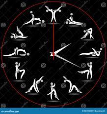 Posición Del Sexo Del Reloj En El Fondo Negro. Kama Sutra Sex Pose. Tiempo  De Yoga Al Sexo. Ilustración Vectorial Ilustración del Vector - Ilustración  de vector, socio: 241114137