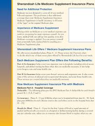 Each Medicare Supplement Plan Offers The Following Benefits