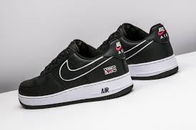 Black Air Force 1 Low Top Nike Air Force 1 Low Retro New York City 845053 002 Classic Sneakers Nike Air Force Nike Air