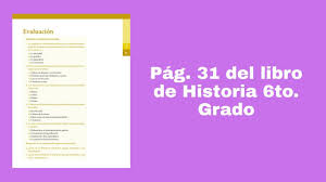 El libro de texto resuelto y contestado de matematicas para 6 grado o año de formacion basica. Pag 103 Del Libro De Historia Sexto Grado Youtube