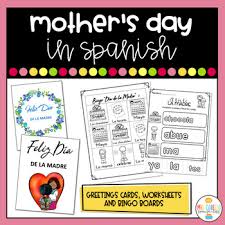 15% off with code sunnysavingz. Mother S Day In Spanish Cards And Worksheets Dia De La Madre Tpt
