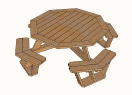 Octagon Picnic Table Plans Famous Artisan In 2020 Octagon Picnic Table Picnic Table Plans Octagon Picnic Table Plans