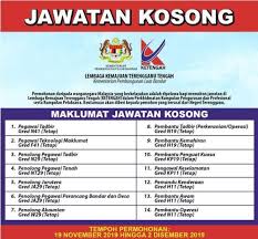 Jawatan Kosong Di Lembaga Kemajuan Jawatan Kosong Malaysia Facebook