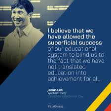 Jamus lim of the workers' party (wp) may have been the youngest politician sitting at the table of this general election's first televised debate, but he emerged as the most impressive one i.more Jamus Lim On Twitter The Workersparty Manifesto Has A Number Of Education Related Policy Proposals But My Favorite Is To Reduce Class Sizes To 20 25 Kids From An Average Of 29 34 Currently Albeit