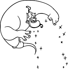 Coloring page genie and color samples. Coloring Pages Aladdin Coloring Pages Free Genie Aladdin Coloring Page Wecoloringpage