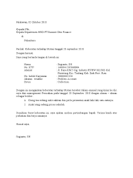 Contoh surat pengunduran diri dari sekolah sebagai guru tk. Contoh Surat Keberatan Mutasi Kerja Nusagates