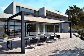 Modern House In Metal Frame Modern Pergola Pergola Designs Pergola Patio