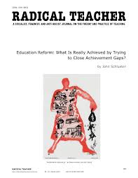PDF) Education Reform: What Is Really Achieved by Trying to Close  Achievement Gaps?